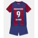 Barcelona Robert Lewandowski #9 Dětské Oblečení Domácí Dres 2023-24 Krátkým Rukávem (+ trenýrky)